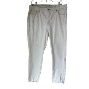 Soundstyle New York Jamie Ankle Skinny White Jeans, 14